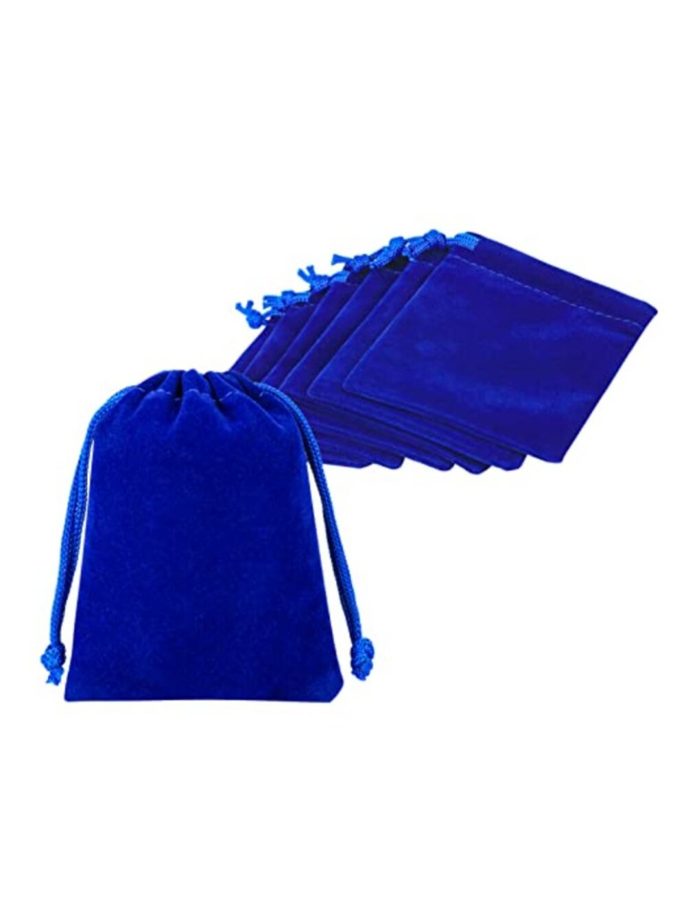 Velvet Drawstring Bags Jewelry Pouches Gift Bags Set of 10